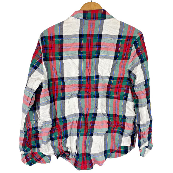 Victorias Secret Plaid Pajamas Set PJs Small Top & Bottoms Womens Christmas - Picture 3 of 8